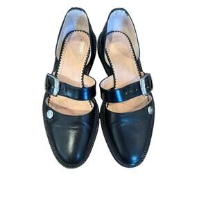 Inch2 Black Closed Toe Candy Mary Jane EU 36 US Sz 5 leather Made in Portugal